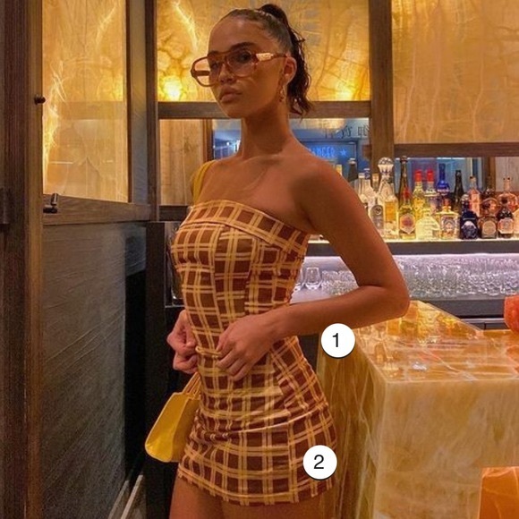 With Jean Carla Corset and Skirt Set - Picture 2 of 7